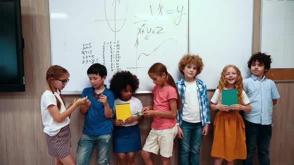 Children at the primary school.