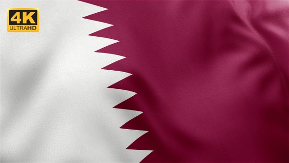 Qatar Flag - 4K