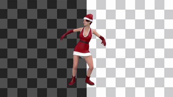 Santa Girl Dance Looped