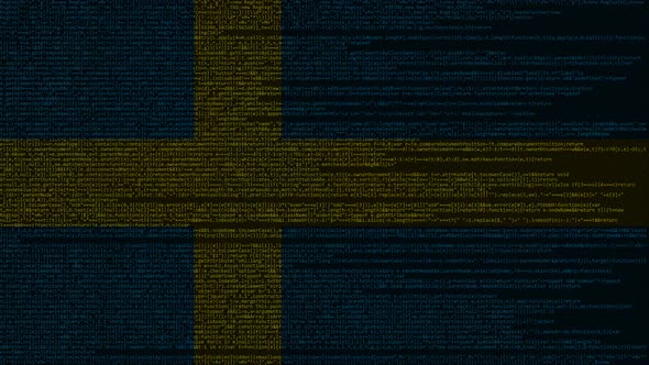 Source Code and Flag of Sweden