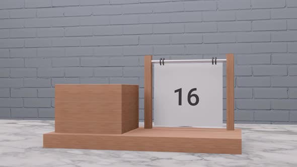 16 date on calendar alt
