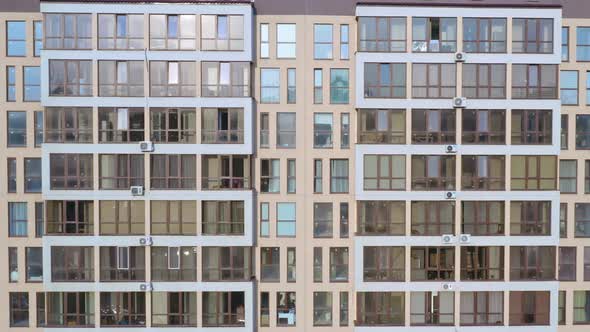 Facade of Modern Apartment Building