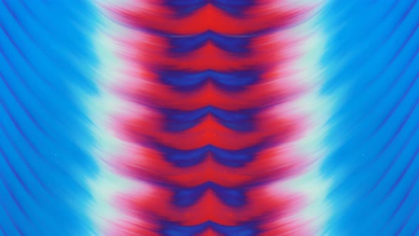 Liquid Abstractions Blue Red and White