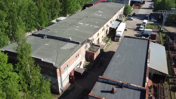 Flying a Quadcopter Over an Industrial Area