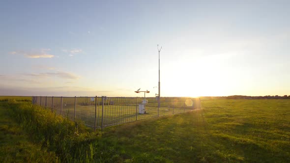 automatic network weather station island Northsea