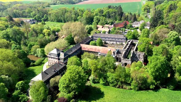 Arnsburg Abbey near Lich, Hesse, Germany