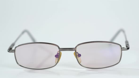 Fashion Eyeglasses Isolated on White