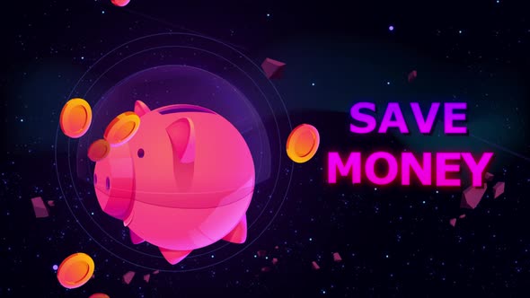 Piggy Money Save 4K / Videohive