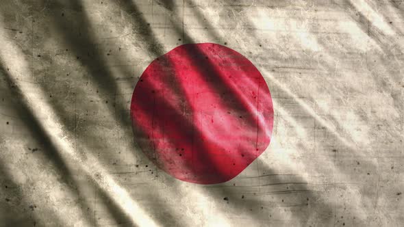 Japan Flag Grunge alt