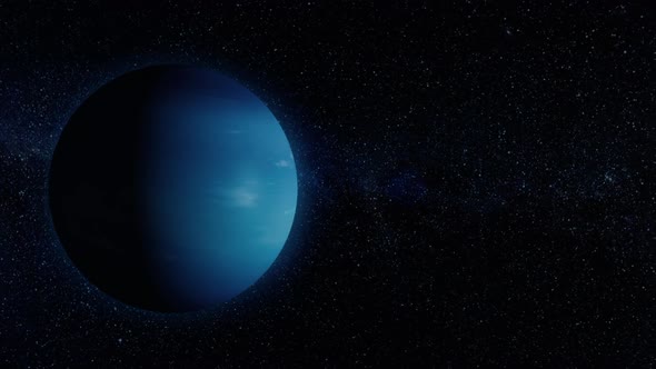 Neptune planet in outer space