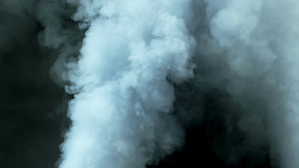 Real Reactive Jet Reagent Turbines smoke vapor Overlay shooted on black background alt