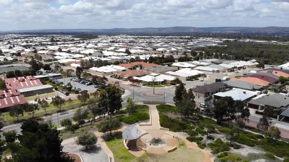 Aerial View of a Suburb