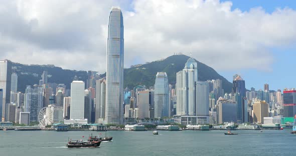 Hong Kong landscape from the peak 