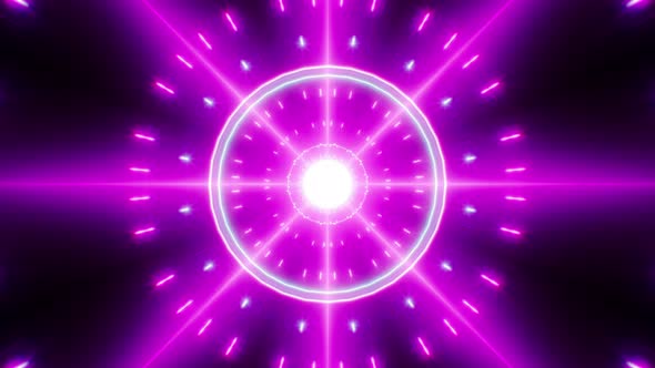 Blinking Light Neon Background 4K 02