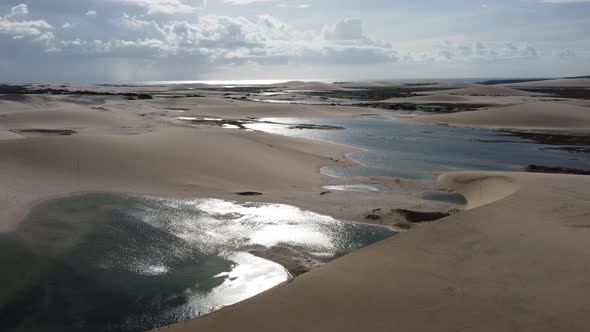 Jericoacoara Brazil. Tropical scenery for vacation travel. Northeast Brazil.