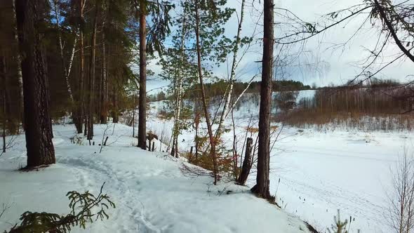 Winter, February, Quarry And River 34