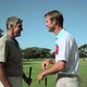 Mature men chatting on golf course - VideoHive Item for Sale