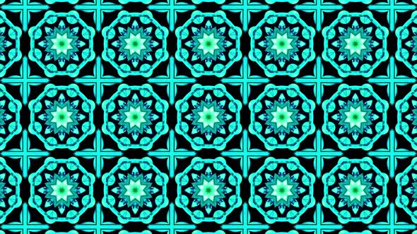 Futuristic kaleidoscope patterns VJ Loop Psychedelic motion Abstract Background