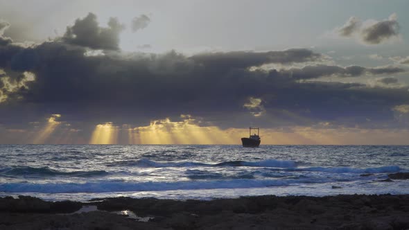 Sunset Over the Mediterranean