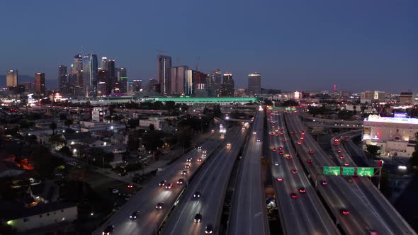 Downtown Los Angeles Aerial Los Angeles.