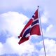 Norwegian flag in the wind - VideoHive Item for Sale