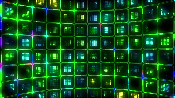 Moving Stage Glow, vj loop, Motion Graphics Background Video Loop - Light Show 5