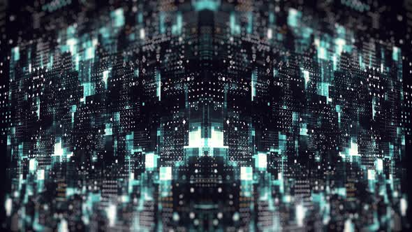 Abstract Futuristic Grid