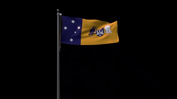The Australian Capital Territory Flag With Alpha 2K