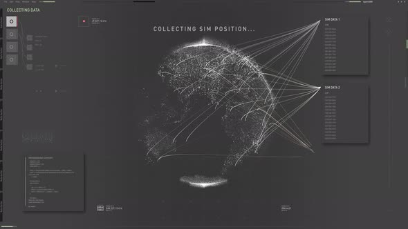 Interface of the secret surveillance system detects the exact target location alt