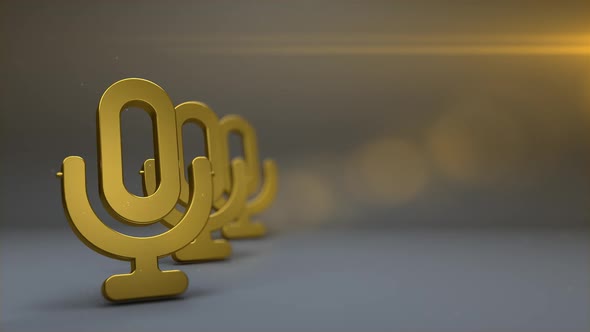 Microphone Icon Background