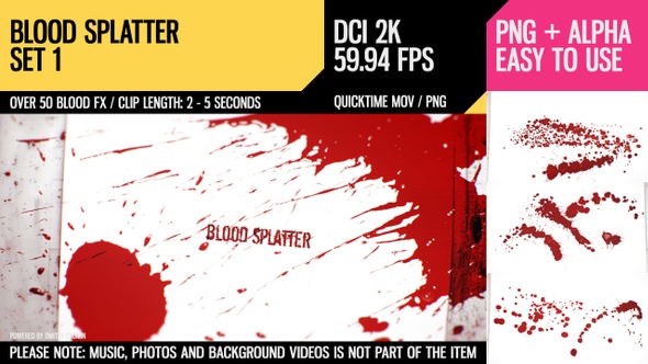 Blood Splatter (HD Set 1) alt