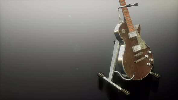 Loop Electric Guitar in the Dark with Bright Lights