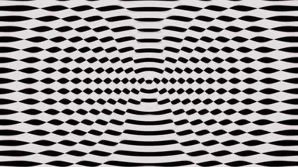 Hypnotic Black and White Illusion