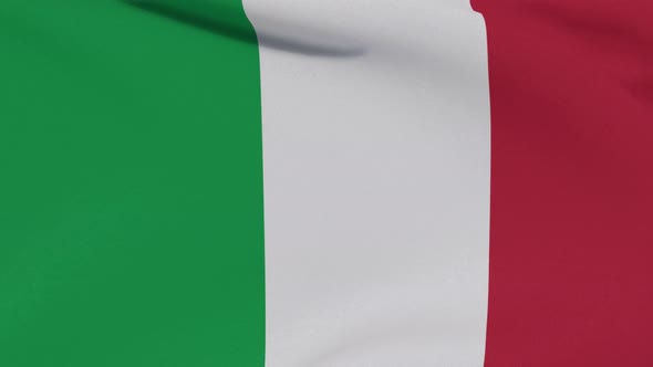 Flag Italy Patriotism National Freedom Seamless Loop