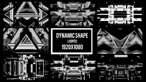 Dynamic Shape Background VJ Pack