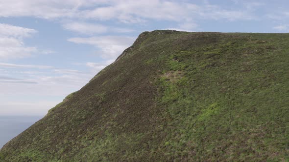 A Journey Towards The Summit of The Holy Isle in Scotland