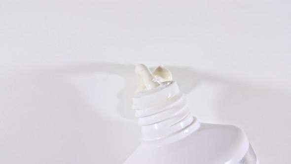 Liquid Cream White Cosmetic Texture