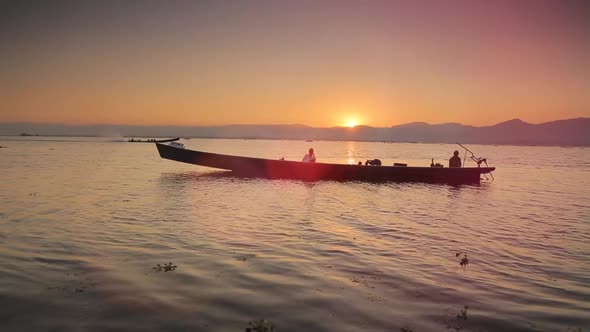 Locals Spend Time on the Lake.