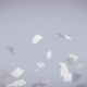 Flying Sheets of White Paper Swirling in the Air in a Whirlwind - VideoHive Item for Sale