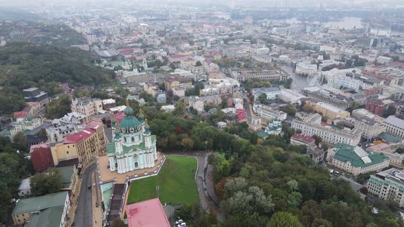 Kyiv - the Capital of Ukraine. Aerial View. Kiev