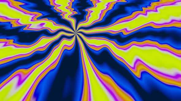 VJ Loop Rotation of abstract wavy rays 02