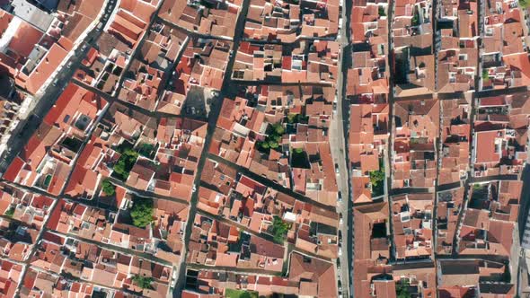 Elegant Old Quarters with Finest Architecture As Seen From Above