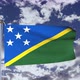Solomon Islands Flag Waving 4k - VideoHive Item for Sale
