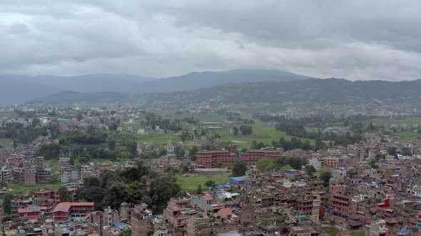 Aerial View Bhaktapur Nepal