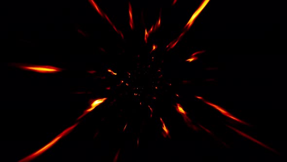 Burning Fire Particles Overlay alt