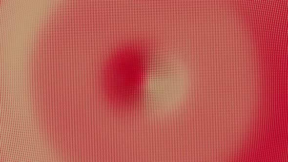 Yellow and Red Spot in Abstraction