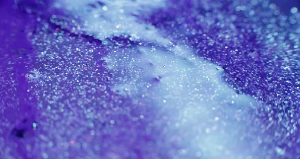 Glitter Fluid Acrylic Paint Motion Blue Liquid Paint