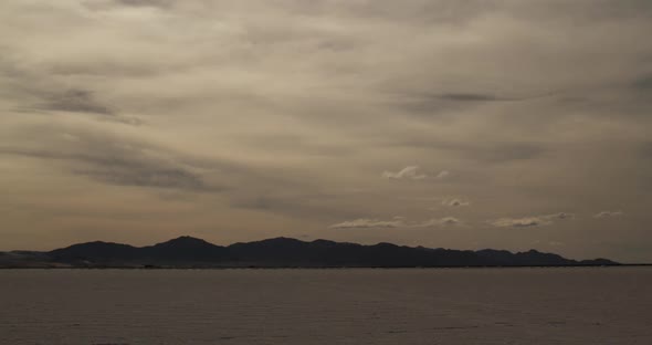 Time lapse of overcast sky