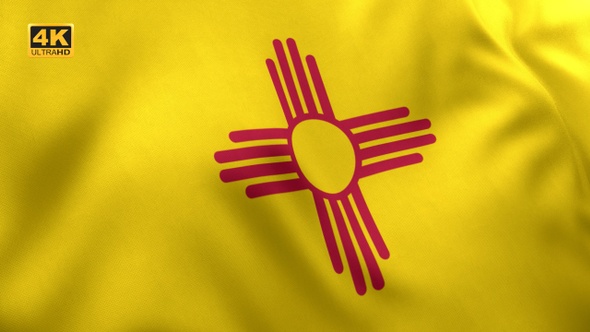 New Mexico State Flag - 4K