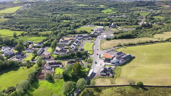 Aerial View of Bruckless in County Donegal - Ireland